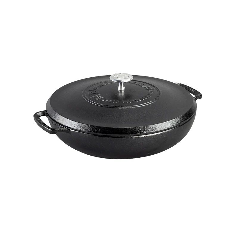 Blacklock 4 Quart Cast Iron Braiser With Lid