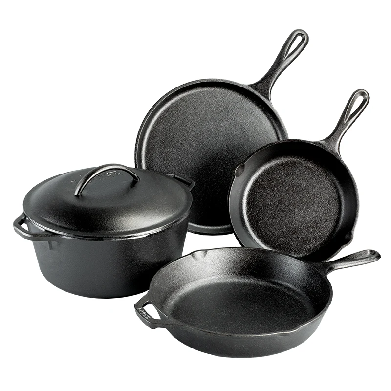 Seasoned Cast Iron 5 Piece Set